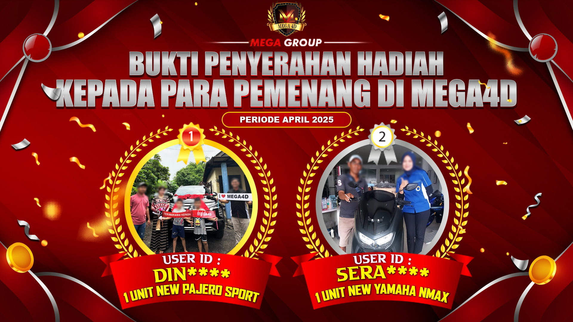 Selamat Kepada Member Setia MEGA4D Sudah Memenangkan Satu Unit Mobil Pajero Sport